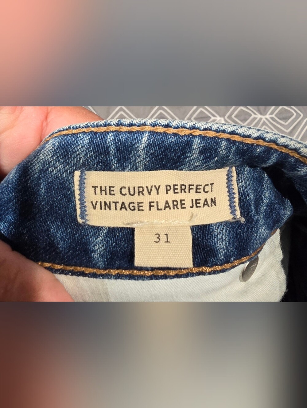 Madewell The Curvy Perfect Vintage Flare High Waisted Jean Size 31 - Picture 7 of 8